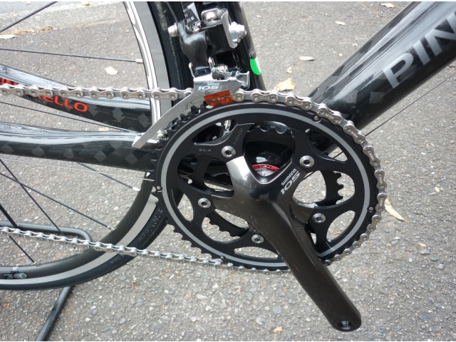 クランク・モストクランクからシマノ105に変更