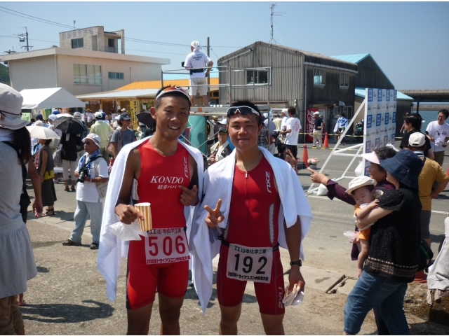 近藤君（Ｂタイプ）２位三澤君（Ａタイプ）２位