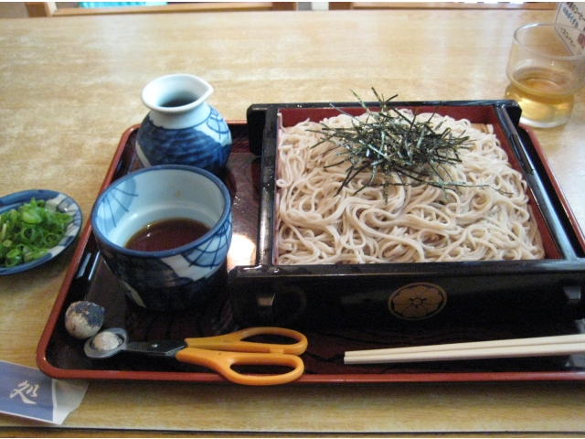 昼ごはんは、ざるそばにしました。
<BR>ラーギョーチャーハンは、こりごりです。