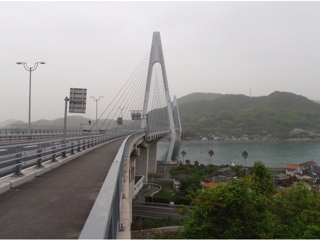 生口島から見た「生口橋」