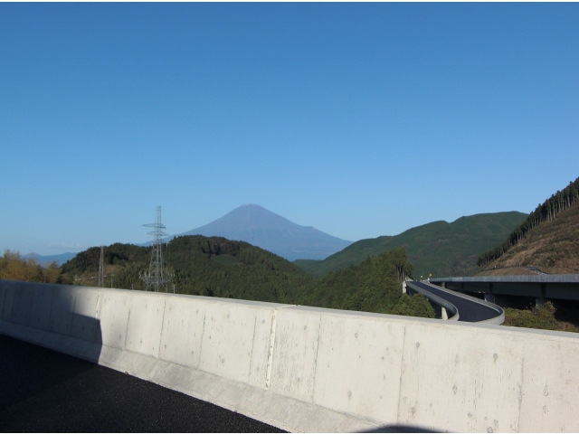 富士山が綺麗に見えました