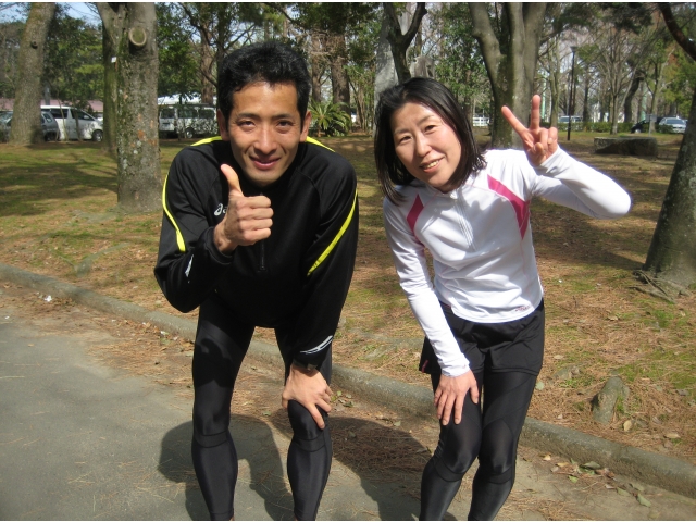 初参加の金田選手：左と佐野選手：右