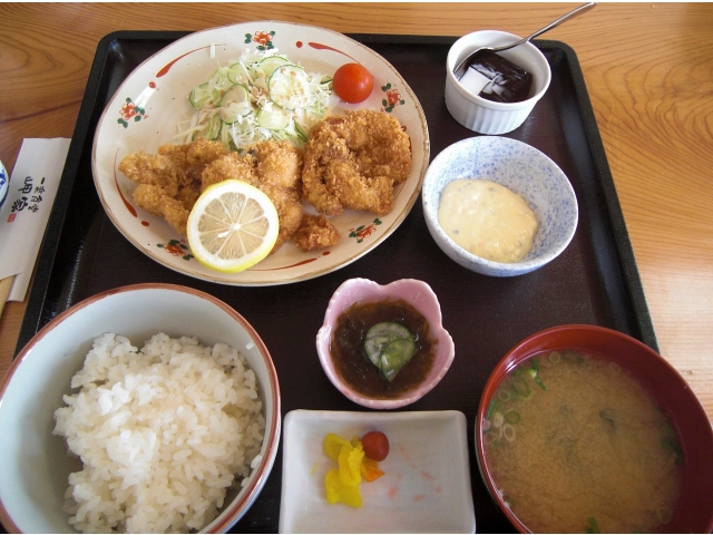 あさりフライ定食