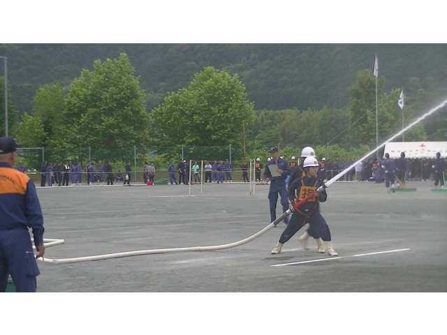 市の操法大会の様子（2）