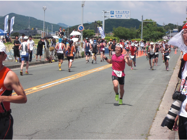 余裕の表情　JUNJI選手