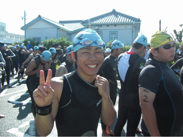 JUNJI選手　スタート前