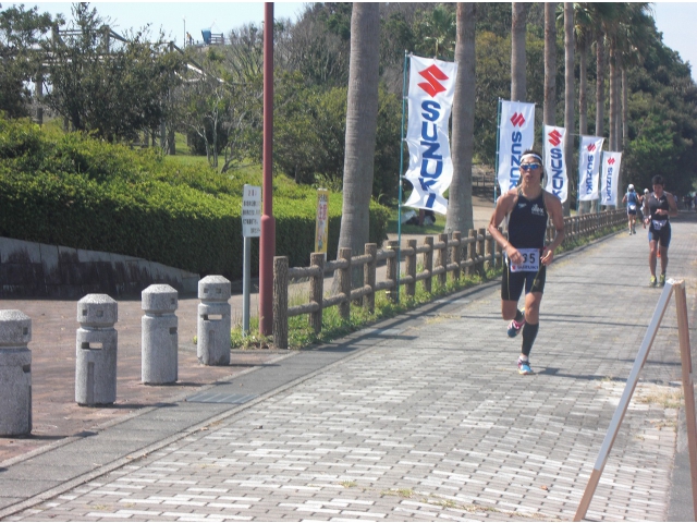 残り１周！・山崎選手