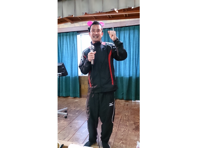 １番手ゴールの山幹選手。レコード記録を打ち立てた圧巻の走りでした