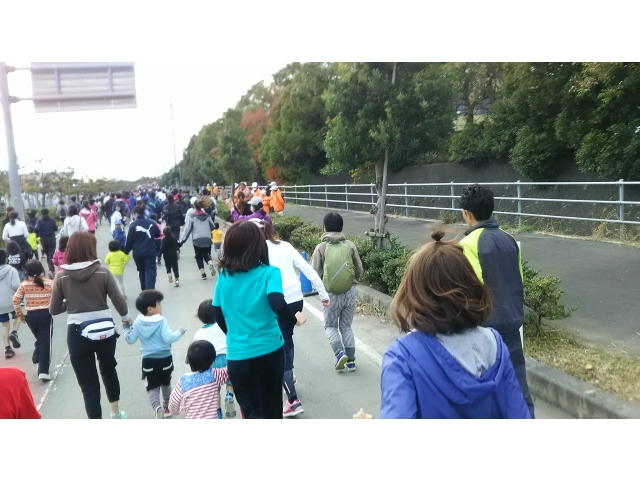 さわやかジョギング走行中