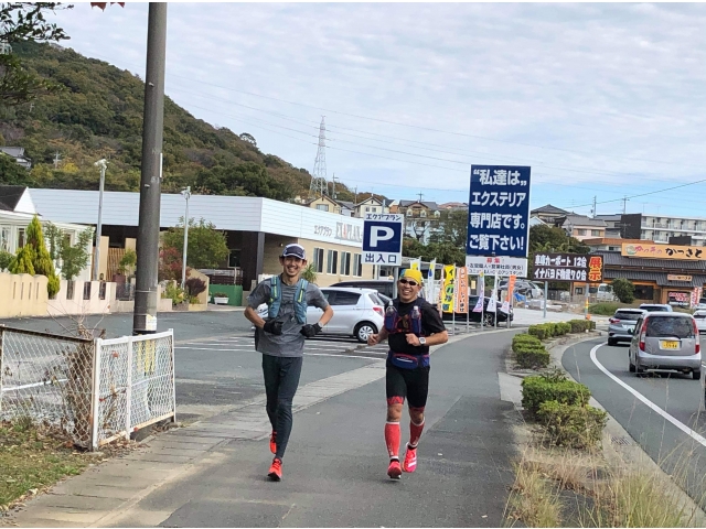 ラスト、お迎えランに来てくれたアップ選手ありがとうっす❕