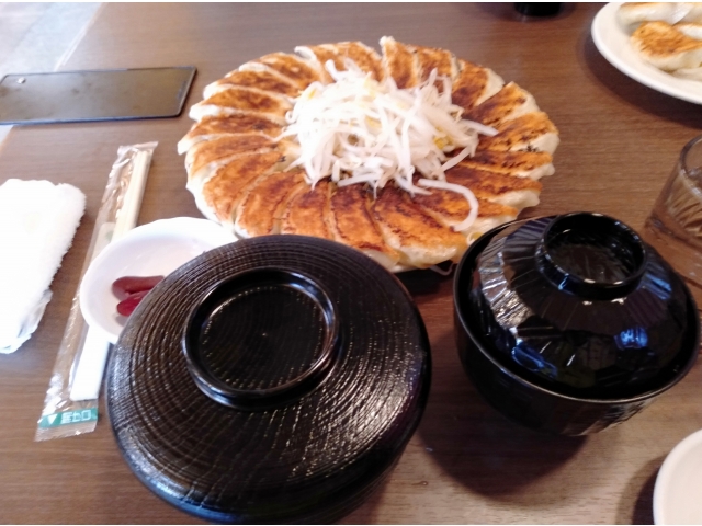 帰りは石松餃子さんの餃子定食🤤炭水化物が身にしみるっす(笑)