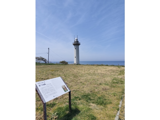 沢崎鼻灯台！トライアスロンのコースではないのですが(;'∀')