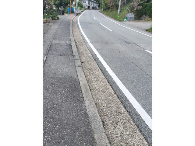 小木坂登り口！ファイトっす