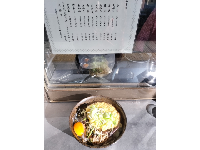 長野駅のそば！安いっす！旨いっす('◇')ゞ