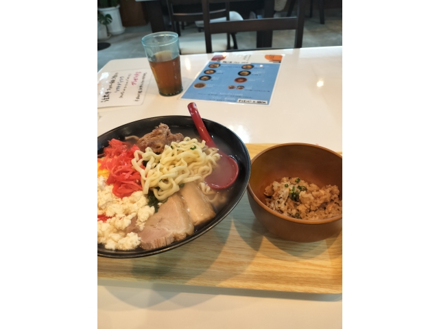スタート前の朝食！ここのそば美味かったっす♪