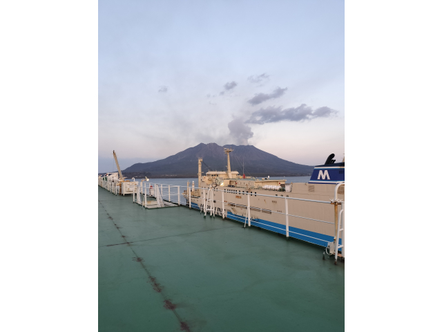 沖永良部に向け出港🚢部屋が自分1人だったせいか爆睡っす💤