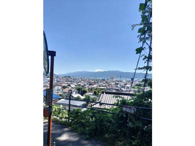 諏訪湖が近づいて来ました😉
