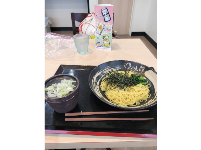 朝食はゆで太郎さんのラーメンそばつゆで食べるラーメンがgood👍