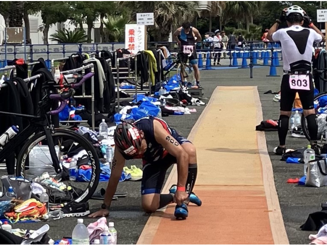 第4の種目トランジション！残念ながらこれも遅いっす💦