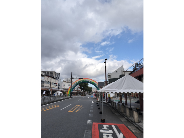 ゴールした時雨もやみました🌞
