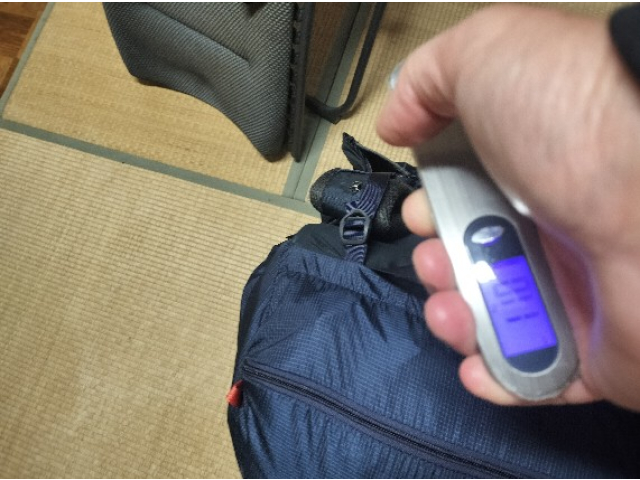 う～ん食料込みで11㎏か～やはり冬は重量が増えるなぁ～💦