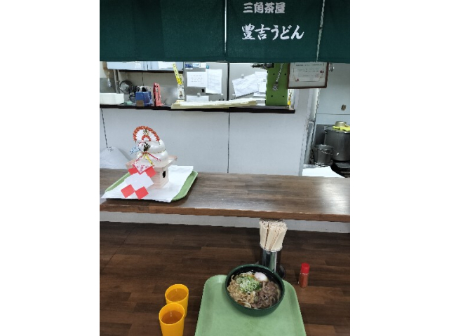 豊吉うどんさんで朝食！朝からがっつりっす🙄