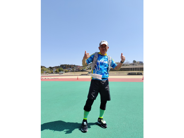 ゴール！結構粘れたのではないかと自画自賛っす♪